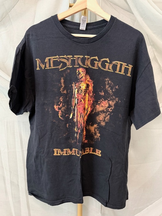 Gildan Other - Meshuggah 'Immutable' Black Graphic Concert Tee